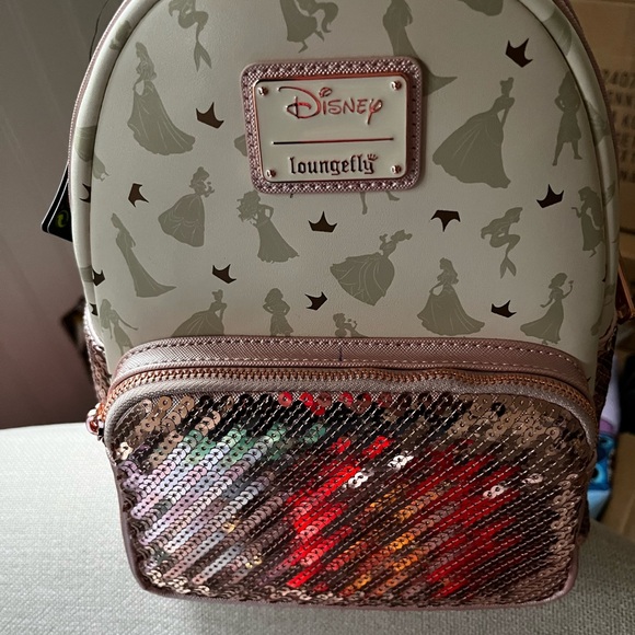 Disney Loungefly Princess Backpack with Sequin Pocket